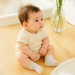 SYGA 5 Pairs Baby Girl Boys Non Slip Trainer Socks Toddlers Warm Cotton Stretch Crew Anti-Slip Baby Socks- Sun Cloud, 0-1 Years - Image 2
