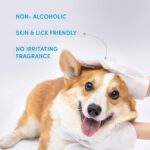 Barkbutler x Fofos-8 Waterless Dogs Shampoo Infused Dog wet wipes & Cat wipes | Deep Cleansing pet wipes | Non-Alcoholic& Lick friendly dog Wipes| High Water-Lock Property|5 Finger Glove Design |White - Image 3