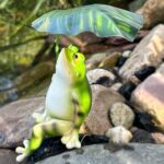HASTHIP® Resin Frog Statue Garden Decor Planter Flower Pot Zen Desk Decor - Image 8