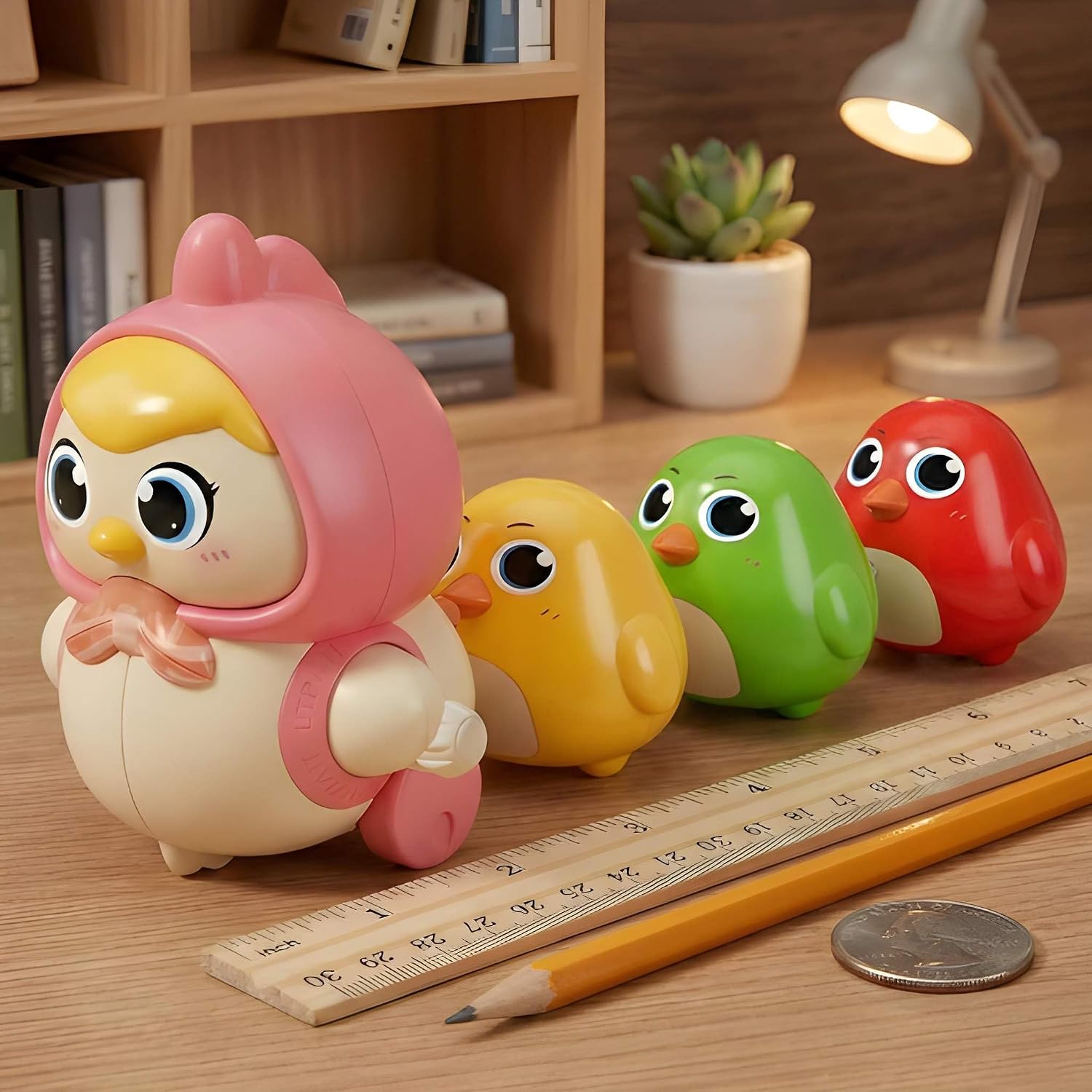 71bQKlWBGXL._SL1500_.jpg Chicken Wind-Up Toy for Kids, Swinging Magnetic Hen with Chicks, Crawling Clockwork Walking Animal Toy, Educational Interactive Preschool Toddler Toy for Boys & Girls, Multicolor - Image 1
