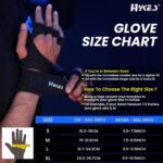Hykes Gym Gloves for Men Workout Weightlifting Gym Gloves for Women Sports Gym Gloves with Wrist Support Breathable Exercise Hand Gloves Gym Accessories for Men Workout Premium Gloves for Gym Workout - Image 3