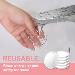 Pack of 6 Self-Adhesive Rubber Buffers, Door Buffers, Transparent, Door Handle Protection, Rubber Door Stop, Wall Self-Adhesive, Shock-Absorbing and Noiseless, Robust and Durable - Image 7