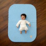Bloon Playmat | Cushioned Fabric Play Mat with Waterproof Layer for Babies | Ideal Thickness for Tummy Time, Crawling & Sitting Up | Extendable by Design | 3ft x 4ft | Ages 0+ |Blue