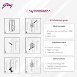 Godrej Door Hinge| 4 inch x 14 Gauge | 24 pcs | Kabza Suitable for Windows, Wardrobes & Cabinets | Thickness Upto 1.9 mm | Premium Satin Finish Door-Hardware - Image 6