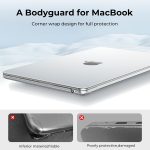 EooCoo Clear Case for Apple MacBook Air M5 13 inch Cover M4 M3 M2 2026-2022 | Compatible for Mac Air 13.6" Laptop Protection Plastic Bright Crystal Hard Shell, Keyboard Skin, Screen Protector Accessories - Image 3