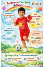 Baby unisex Clothing sets Tshirts and shorts co ordinated outfit kid boys regular dress for 1 month to 5 year pack of 3 - Image 2