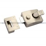 Duke Night Latch Door Lock, Satin Nickel Finish, Weather-Proof with Keys and Installation Hardware | Night Latch | Door Width 25mm-45mm| NL-ss - Image 4