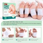 Foot patch Herbal And Gentle Ingredient (10 Pieces) Detox Foot Pads Natural Ingredients for Sleep Aid Pain Relief Toxin Removal with Bamboo Vinegar and Acupoint Micro-Massage Technology (20) - Image 2