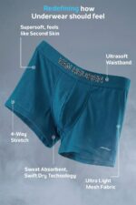 Van Heusen Men’s Trunk Pack of- 1 |Air Series|Light as air|Mesh Fabric|Breathable Active Trunks Moisture Wicking|No Ride Up Sweat Absorbant|Underwear for Active Wear|Style 40047 - Image 3