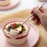 Soup Spoons Creative Kitchenware Round Head Soup-Spoons, Modern Thick Short Handle Stainless Steel Korean Spoon, Dinner Metal Spoons for Dessert Dishwasher Safe (Pack of 2, Gold-Pink) - Image 9