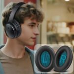 SoloWIT Earpads for Bose Headphones - Black&Blue | for QuietComfort QC15/QC25/QC2/QC35, (SoundTrue/SoundLink)Around-Ear I/II, AE2/AE2i - Image 5