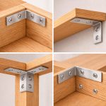 Volo L Angle Bracket for Reinforcing Chairs/Tables - Shelf Bracket 40mmx20mm Zinc Plated, L Shape Bracket for Solid Shelf Support, Joint Right Corner Brace (1.5" x 0.75") (40mm X 20mm, 12) - Image 7