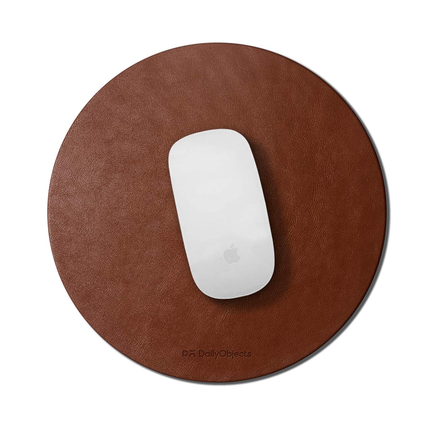 71doEOzWQQL._SL1500_.jpg DailyObjects Orb Mouse Pad | Extended for Laptop, for PC, and Wireless Mouse | Handcrafted | Anti-Slip, Anti-Skid | Large Premium Vegan Leather Finish for Home, Office, Gaming - Tan - Image 1