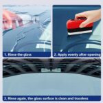 Maxismart LOOOOTNEST Automotive Oil Film Cleaning Brush, Glass Cleaning Board, Car Glass Oil Film Removal Cleaner, Powerful Windshield Cleaner & Remover, Enhance Visual Effect of Windshield - Image 6
