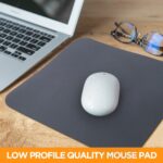 Dyazo Ergonomic PU Vegan Leather Mouse Pad, Non-Slip, Anti-Skid, Reversible use, Dual Color, Splash-Proof Suitable for Gaming, Computer, Laptop, Home & Office (-9.8 X 8.2 Inch Blue & Yellow) - Image 2