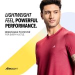 Boldfit Gym Regular Fit T Shirt for Men Polyester Blend Round Neck Active Tshirt for Men Quick Dry Active Wear T Shirts Dry Fit T Shirts for Gym & Sports Wear Anti Odor Training Tshirt - Image 2