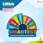 Little's Geometric Shape Sorter | 25 Pieces with 5 Shapes & Colors | Enhances Sensory Development - Image 4