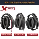 SOULWIT Headband Cover for Bose QuietComfort 25(QC25) Headphones, Replacement Headstrap Pad Repair Part - Black - Image 7