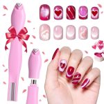 Bolt Bee 3-in-1 Magnetic Nail Art Pen Set, Cat Eye Gel Polish Magnet Tool with Heart, Round & Bar Tips, Professional Design Stick for DIY Manicure & Salon Use - Image 2