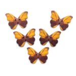 Wooden Butterfly Shape Buttons 2 Hole Sewing Buttons for Fashion/Replacement/Decorative/Jackets/Kurtis and Also Used DIY Art and Craft item (713 - Wooden YELLOW BUTTERFLY Buttons 24 pcs) - Image 5