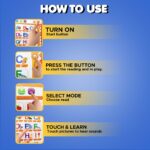 NHR Interactive Musical Early Learning Book for Kids with Sound & Phonics, Music & Touch Features, Talking English Educational Audio Book for Toddlers Boys & Girls (2+ Years) - Image 8