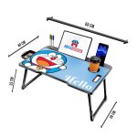 Foldable Wooden Laptop Bed Tray Table, Multifunction Lap Tablet Desk with Cup Holder, for Eating Breakfast, Reading Book, Working, Watching Movie on Bed (Doremon) - Image 5