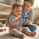 Kids Phone – Rechargeable Toy for Kids with 24 Learning Modes | Talking Dummy Mobile for Boys & Girls Age 2–12 | Educational Mobile Phone Toy with, Music & Games Flash Card Phone - Image 2