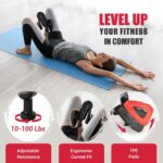 Pelvic Floor Exercise Devices 0-100 lbs Adjustable Kegel Inner Thigh Exerciser and Hip Trainer Workout Equipment for Home Postpartum Recovery Women Men (Size-5) - Image 3