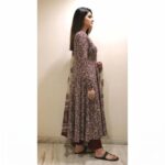 Nermosa Women Printed Anarkali Kurta and Pant Set with Dupatta | Printed Kurta Set | Cotton Suit | Women Kurta Sets | - Image 3