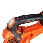 BLACK+DECKER GWC1820PCF-B1 18V Lithium-ion Cordless POWERCOMMAND™ Boost Leaf Blower, Runtime Upto 25 mins, Comes with with 1 Battery & 1 Charger, 209 km/h Blow Speed, Low Noise Design, Weight 1.7kg - Image 9