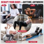 Pelvic Floor Exercise Devices 0-100 lbs Adjustable Kegel Inner Thigh Exerciser and Hip Trainer Workout Equipment for Home Postpartum Recovery Women Men (Size-5) - Image 6