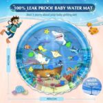 Baby Tummy Time Water Mat (0–12 Months) – Inflatable Leakproof Sensory Play Gym, Jumbo Ocean Octopus Design, Water-Filled Activity Floor Playmat for Newborns, Infants & Toddlers, Indoor Outdoor Baby Toy & Gift {1} - Image 2