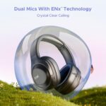boAt Nirvana Eutopia Bluetooth Headphones with Head Tracking Function, Spatial Audio,20 HRS Playtime, ENx™ Tech, ASAP™ Charge, Hearables App(Android & iOS Compatible)(Primia Black) - Image 6
