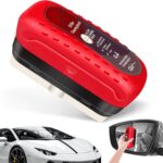 Car Windshield Oil Film Remover Kit | Automotive Glass Cleaning Brush & Cleaner, Anti-Fog, Rainproof, Streak-Free, Universal Fit