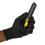 STANLEY STHT10323-800 18 mm Plastic Slide Lock Snap-Off Knife for Home & Professional Use, Carbon Steel Blades with 15 Cut-Off Points for Precision, YELLOW & BLACK - Image 9