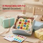 Amazon Brand – Jam & Honey Bear Face Montessori Shape Matching Puzzle | Wooden Educational Toy | Color & Shape Learning | Non-Toxic | BIS Approved | 16 Pieces | 3+ Years - Image 8