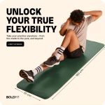 Boldfit Yoga Mats For Kids, Women and Men Exercise For Home, Gym Mat Anti Slip, 6Mm - Eva, Green - Image 4