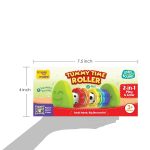 Imagimake Tummy Time Roller | Baby Toy for Infants | Non- Toxic| 3+ Months | 2-in-1 play & grow tummy time roller with 7 textured rainbow rings & squeaky sounds; BPA-free sensory toy - Image 3