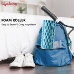 Lifelong Foam Roller for Exercise Gym- Deep Tissue Body Massage Roller for Back Pain, Neck & Knee Pain Relief- Yoga Roller Fitness Workout, Muscle Massager Equipment, Muscle Recovery, Stretching Tool - Image 4
