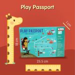 CocoMoco Kids Play Passport for Kids, Geography Educational Toy Activity Kit with Reusable Stickers and World Map, Birthday Return Gift for Kids Ages 4-11 Year olds - Image 8