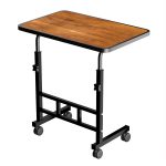 WONDWILD Multi-Purpose Laptop Table, Study Table| Bed Table| Adjustable Height, Portable for Office, Work Form Home | DIY Table, Easy to Assemble, Engineered (Wood ADJ)