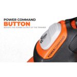 BLACK+DECKER GWC1820PCF-B1 18V Lithium-ion Cordless POWERCOMMAND™ Boost Leaf Blower, Runtime Upto 25 mins, Comes with with 1 Battery & 1 Charger, 209 km/h Blow Speed, Low Noise Design, Weight 1.7kg - Image 12