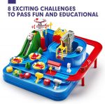 Car Race Track Adventure Toys for 3+ Year Old Boys & Girls, City Rescue Preschool Educational Vehicle Puzzle Playset - Image 2