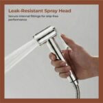 Lifelong Health Faucet Gun, Hand Jet Bidet Spray Head|ABS Material|Health Faucet for Bathroom|Wall Mount Installation (LLBAHFH19, Chrome, 1 Year Warranty) - Image 5