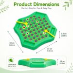 Montessori Memory Matching Game for Kids Age 3+ | Flipping Chess Match Board Game with Animal & Fruit Pattern Chips | Parent Child Educational Puzzle Toy for Memory, Focus & Early Learning - Image 2
