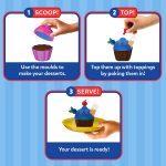 Skillmatics Sandeezy Pretend Play – Desserts, Mess-Free Sand Set | Sensory Toy with Moulds, Tools & Toppings for Kids, Non-Toxic, Indoor Activity, Screen-Free Gift for Ages 3, 4, 5, 6, 7 - Image 5