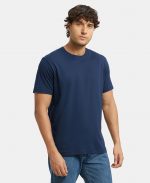 Jockey 2714 Men Super Combed Cotton Rich Round Neck Half Sleeve T-Shirt - Image 2
