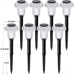 Solar Mushroom Lights Outdoor Waterproof Lighting for Garden Fence Frond Yard Driveway Walkway Pathway Patio Lawn Sidewalk Landscape (Warm White, 8 Pack) - Image 7