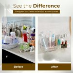 2Pcs Transparent Acrylic Bathroom Shelf for Wall | Multipurpose Self Adhesive Storage Rack for Shampoo, Soap, Cosmetics & Kitchen Accessories | Strong Waterproof Wall Organizer - Image 7