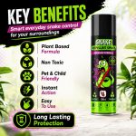 Herbal Snake Repellent Spray 100ml | Plant-Based Non-Toxic Snake Deterrent | Up to 600 Sprays for Indoor & Outdoor Use | Garden, Farm, Home & Warehouse Protection (Pack Of 2) - Image 2